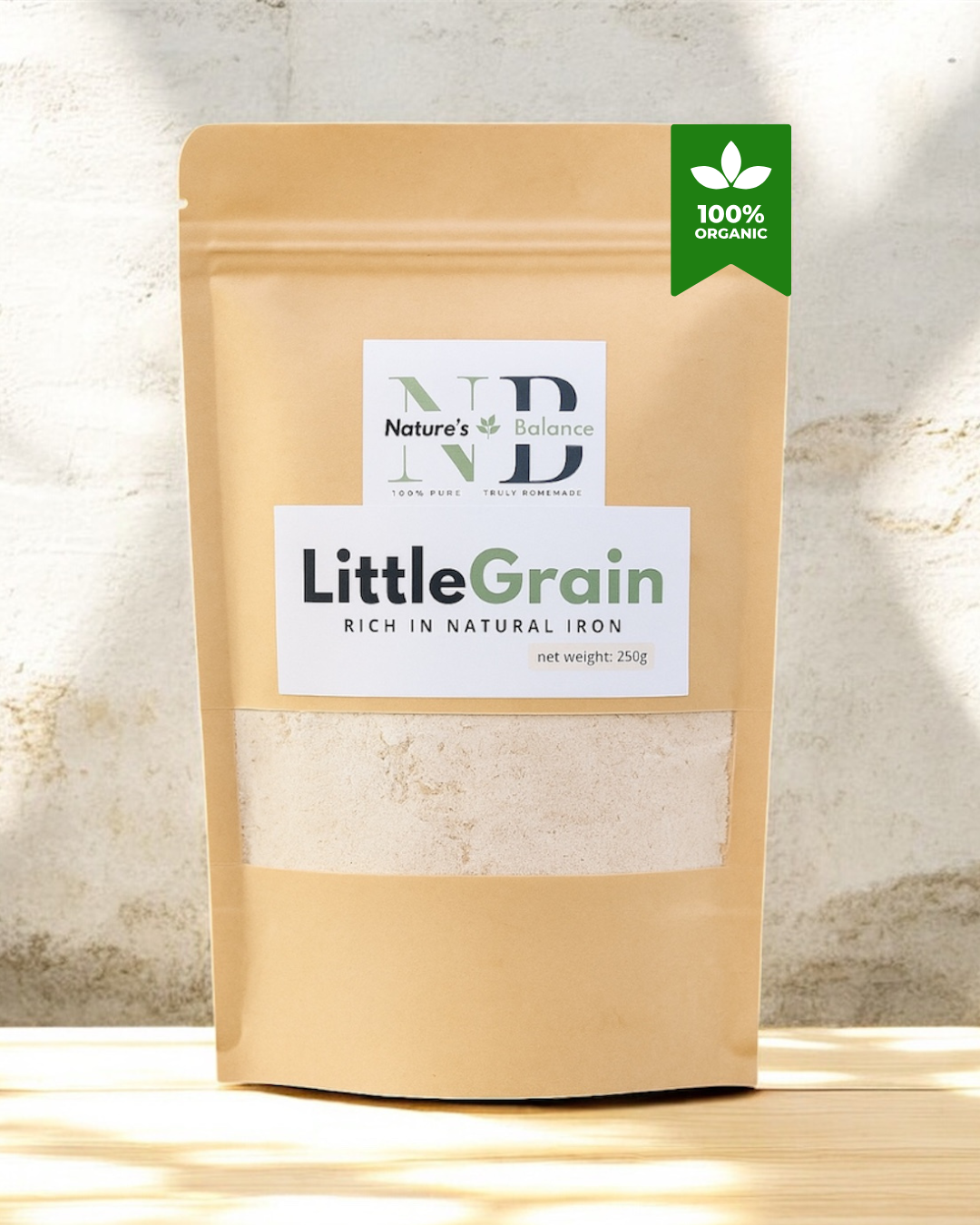 LittleGrain – Iron-Rich Baby Cereal (6+ Months) Gentle on tummy | Naturally sweet | No added sugar