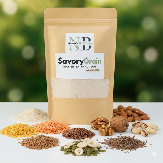 SavoryGrain - Iron and Protein Rich Savory Cereal for Babies(6+ Months)