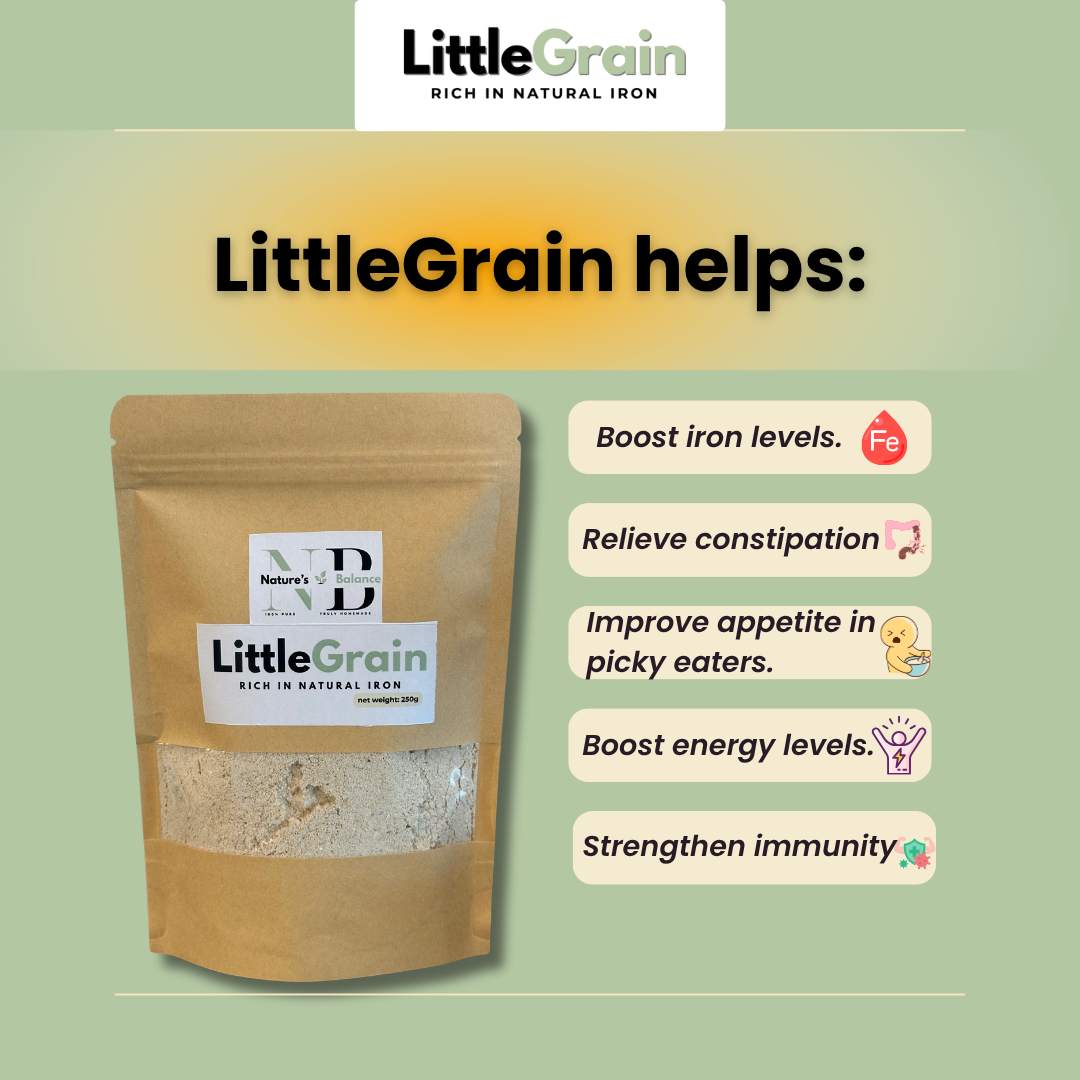 LittleGrain – Iron-Rich Baby Cereal (6+ Months)