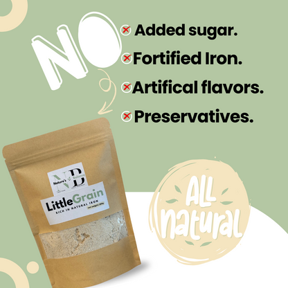 LittleGrain – Iron-Rich Baby Cereal (6+ Months)