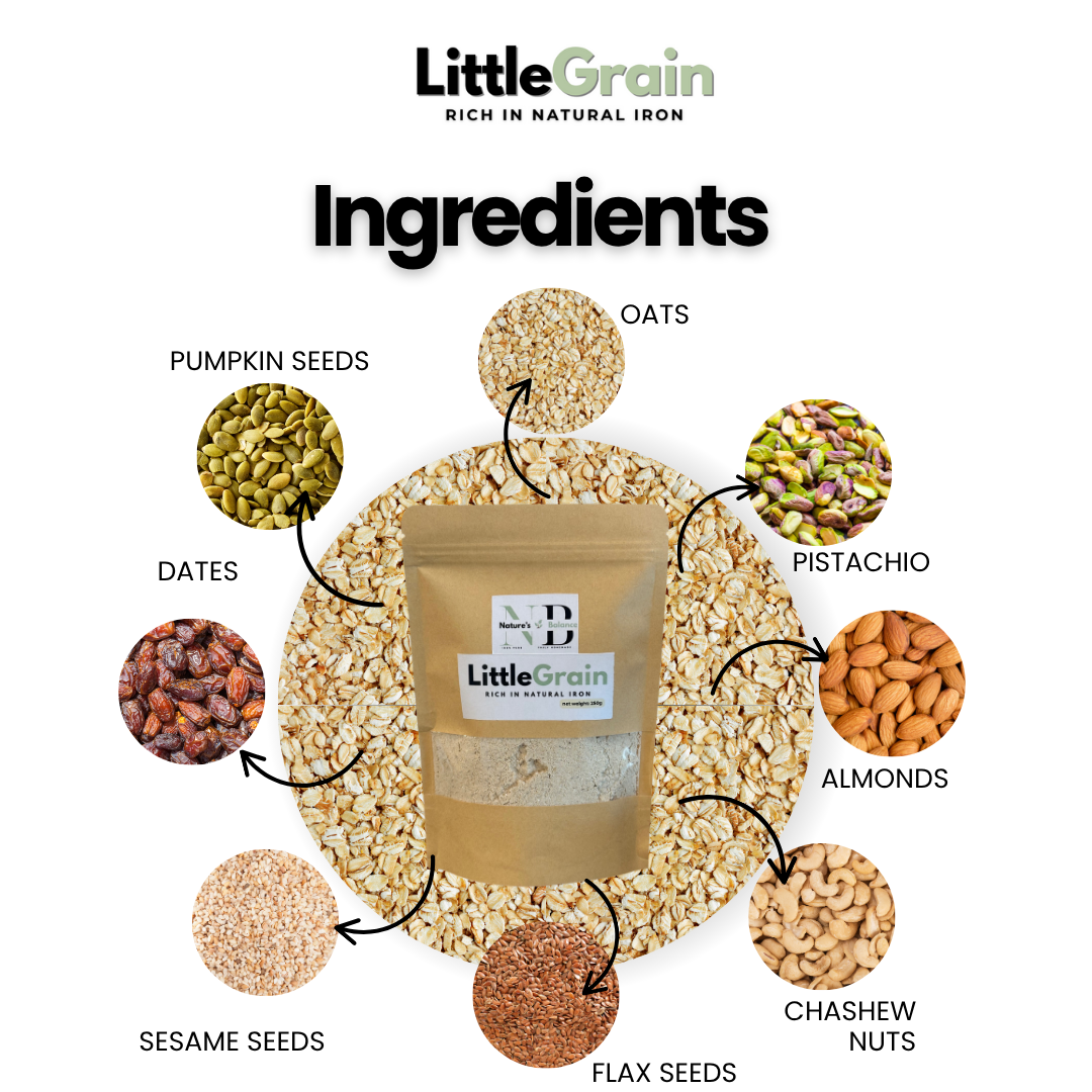LittleGrain – Iron-Rich Baby Cereal (6+ Months)