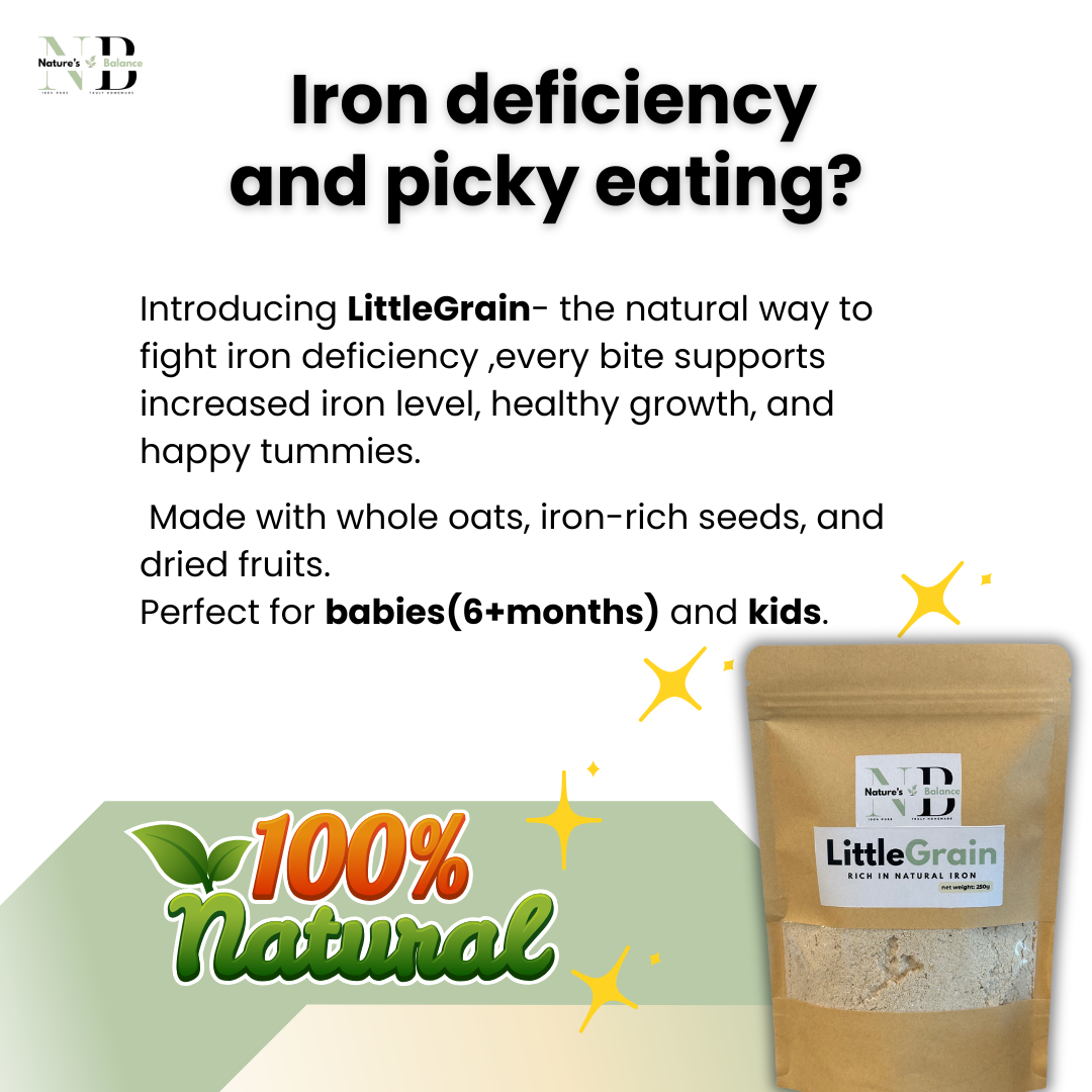 LittleGrain – Iron-Rich Baby Cereal (6+ Months)